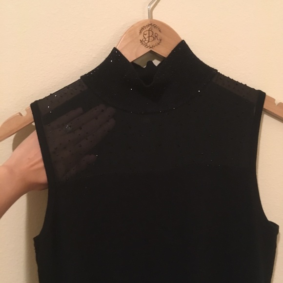 Black Glimmer Sweater Tank - Picture 5 of 5